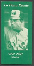 1970 LA PIZZA ROYALE  GREEN  Coco Laboy  MONTREAL EXPOS  EX-MINT+   A