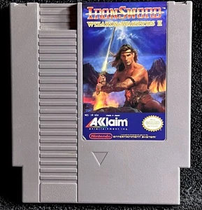 1989 IRONSWORD WIZARDS & WARRIORS II • WORKING • VINTAGE NES NINTENDO VIDEO GAME - Picture 1 of 3