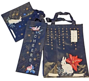 Vera Bradley 3 Piece Market Tote Set in Winter Forest New - Picture 1 of 23