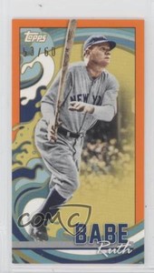 2022 Topps Rip Mini Orange /60 Babe Ruth #MRIP-BR HOF