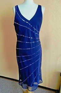 Abendkleid,Cocktailkleid u.Jäckchen v.s.Oliver,Gr.40,lila,Pailletten,neuwert./AA - Bild 1 von 10
