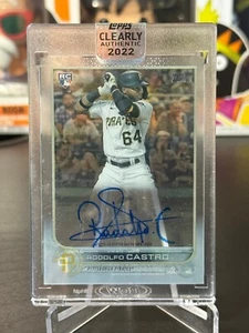 2022 Topps Clearly Authentic Autographs - #CCA-RCA Rodolfo Castro - Picture 1 of 2