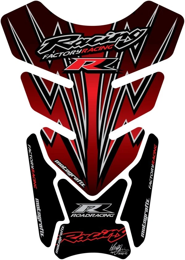 Honda  CBR600/900/1000RR Quadpad Style 3D Gel Tankpad MOTOGRAFIX  Part:TH016RK Foto 1 de 1