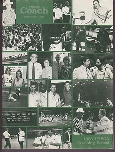 1986 Texas Coach Magazine September Coaching School 19393 - Picture 1 of 1