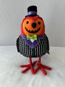 Neu Target 2024 Featherly "Gourdon" Filz Vogel Halloween Figur. - Bild 1 von 4