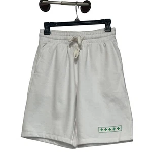 BP. + Pantalones Cortos Deportivos Wildfang Fleece en Blanco Verde Positivo, XS - Imagen 1 de 12