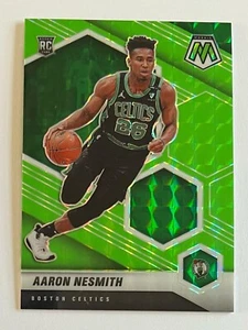 2020-21 Panini Mosaic Prizm AARON NESMITH /10 RC GREEN FLUORESCENT SSP No.227 - Picture 1 of 2