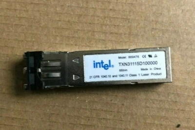 Intel TXN31115D100000 4G LC FC SFP (mini-GBIC) Transceiver Module Intel 869476 - Image 1 of 4