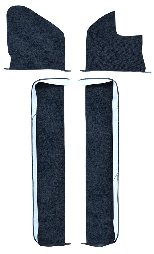 Chevrolet Impala 1961-1962 insertos de puerta y panel de retroceso con esmoquin rojo Air C-3 Foto 1 de 1