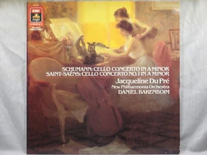 Schumann/Saint-Saëns - Cello Concertos - du Pré, Barenboim - Angel AE-34490 - Picture 1 of 4