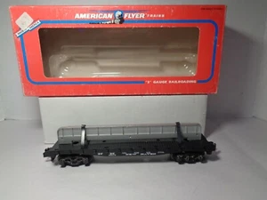 AMERICAN FLYER 627 NEW HAVEN FLATCAR CON CARGA DE VIGA - Imagen 1 de 9