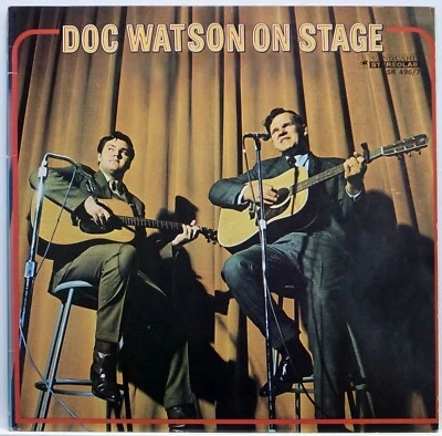 DOC WATSON ON STAGE / COUNTRY / VANGUARD / KING JAPAN 2LPS SR496/7 - Image 1 of 4