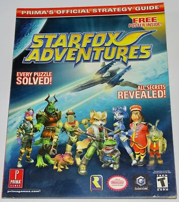 Starfox Adventures Starwing Prima Official Strategy GameCube Player Guide ✅ - Image 1 of 4