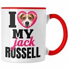 Trendation - Jack Russell Besitzerin Tasse Geschenk Lustiger Spruch Geschenkidee