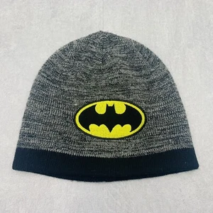 BATMAN Beanie Sock Hat Cap Knit Size 2T-5T DC Comics - Picture 1 of 6