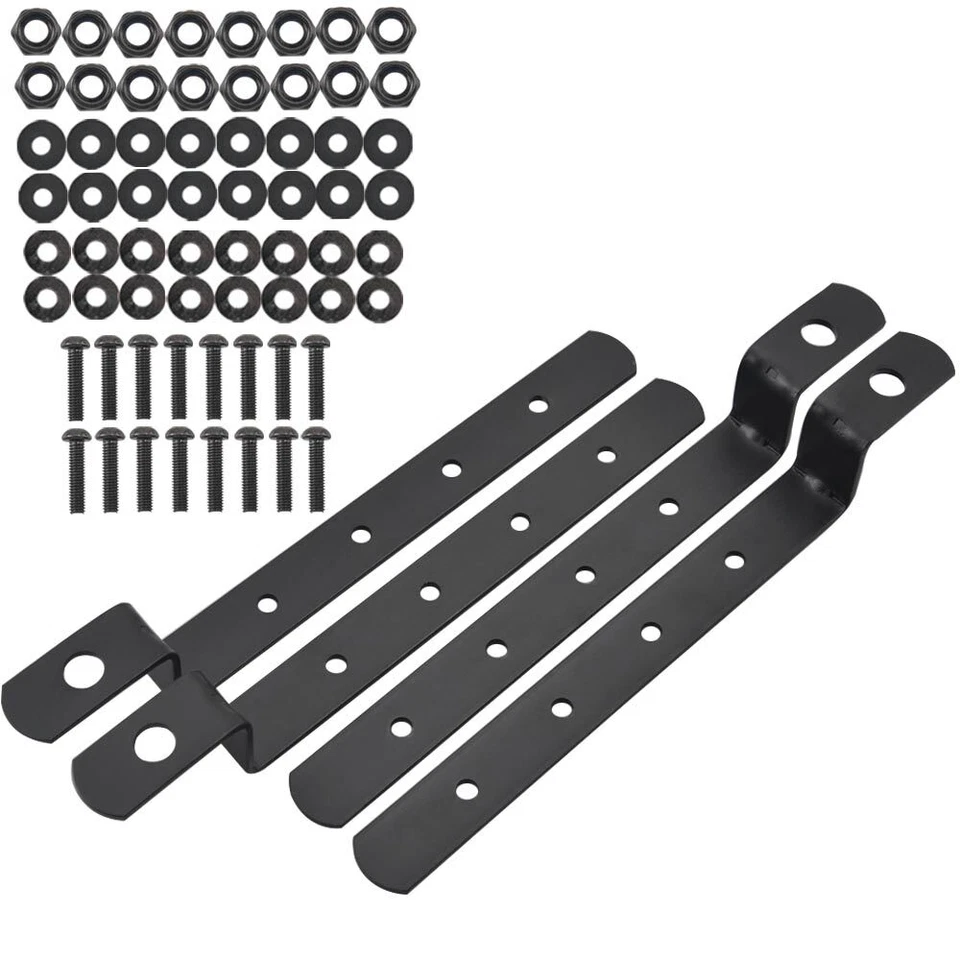 Kit de soporte de montaje de barras de soporte de alforja rígidas universales para motocicleta para Harley Foto 1 de 4