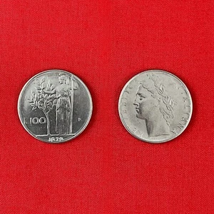 100 Lires Pièce de monnaie Italie 1979 Minerve et olivier - Picture 1 of 4