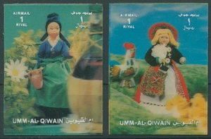 Umm-Al-Qaiwain 1972 Trachten 1651/52 postfrisch - Picture 1 of 1