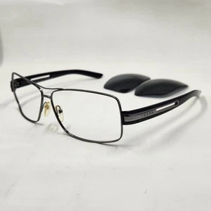 Prada Sunglasses Frame Black Metal Plastic - Picture 1 of 9