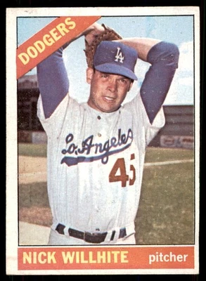 1966 Topps Nick Willhite Los Angeles Dodgers #171 EX Foto 1 de 2