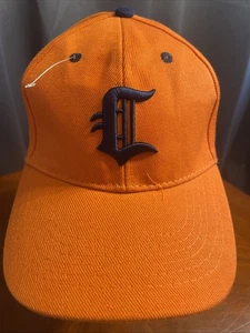 Connecticut Tigers Strap Back Hat. Hunter Orange Embroidered - Picture 1 of 4