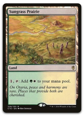 Sungrass Prairie #328 (NM) Commander 2016 C16 Magic MTG - Image 1 of 2