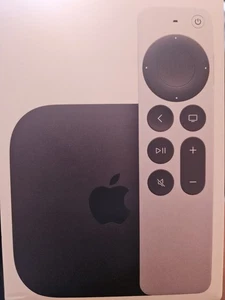 Apple TV 4K 3rd Gen. 64GB Media Streamer - Black, Wi-Fi - Picture 1 of 3