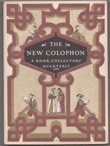New Colophon Part 5 January 1949 Vincent Starrett Stephen Vincent Benet #181867 - Picture 1 of 1