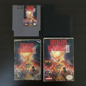 NES Dragon Quest 3 with box manual DRAGON WARRIORⅢ