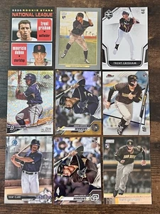 TRENT GRISHAM Lot of 9 RCs! 2020 Rainbow Foil, ‘16 BP Ice, ++ YANKEES! - Picture 1 of 4