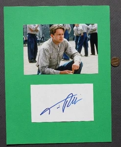 Shawshank Redemption actor Tim Robbins signed / autographed card & photo set -- - Picture 1 of 1