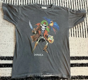 T-shirt Pirana Joe scheletro pirata giamaica piccola - Foto 1 di 3