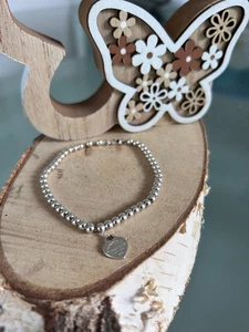 Tiffany & Co. Return to Tiffany Kugelarmband mit Herzanhänger in Silber - Bild 1 von 3