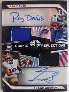2024 Panini Illusions /199 Rookie Jersey Parch Auto Ray Davis Isaac Guerendo RPA - Picture 1 of 2