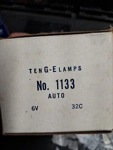 NO. #1133 Vintage AUTO Car Head Lamp Head Spot Light Bulb #1133 6 Volt 32C - Picture 1 of 6