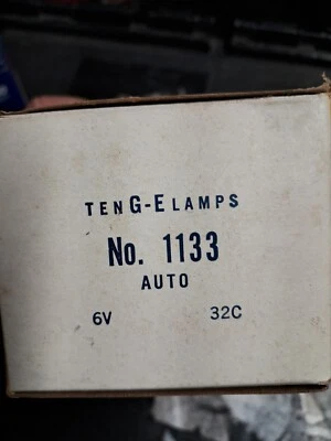NO. #1133 Vintage AUTO Car Head Lamp Head Spot Light Bulb #1133 6 Volt 32C - Image 1 of 4