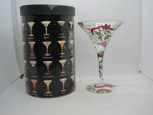 Lolita Kiss Me Tini Martini Glass Retired with Original Box - Picture 1 of 7