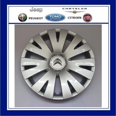 CITROEN BERLINGO 2008-2016 15" WHEEL TRIM X1 98136143VV NEW GENUINE  - Image 1 of 3