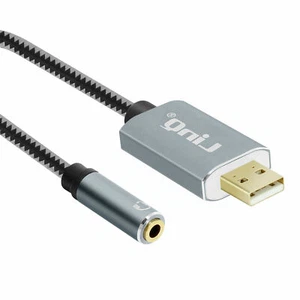 X Adaptateur Acoustique USB 3.5mm Jack Et Microphone Fonction U3530 Linq - Afbeelding 1 van 1