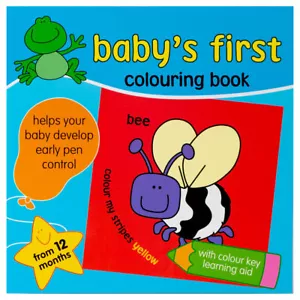 Baby's First Colouring Book - Children's Activity Pad - 12m+ - Picture 1 of 5