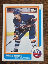 1986-87 TOPPS NHL HOCKEY #90 MIKE BOSSY NEW YORK ISLANDERS
