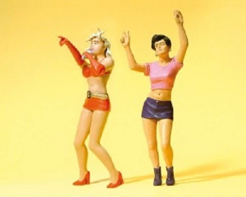 NEW ! Preiser G 1:22.5 scale ROCK STAR SINGER & FAN Figures 45147 - Image 1 of 1