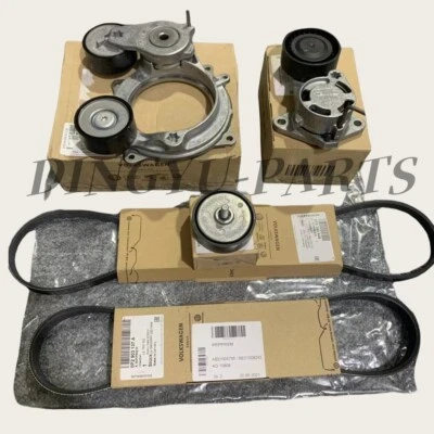 OEM Engine Belt Tensioner Drive Kit For Audi A8 S8 RS6 RS7 RSQ8 4.0T 2019-2024 - Image 1 of 4