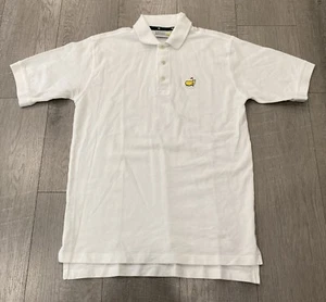 Vintage Slazenger Augusta National Golf Shop Masters Polo Shirt Men's M White - Picture 1 of 3