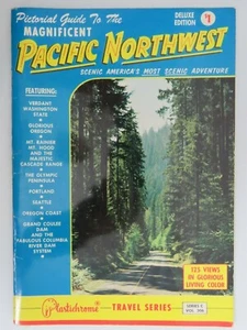 Mapas y fotos de viaje originales vintage 'Guía pictórica del noroeste del Pacífico' - Imagen 1 de 7