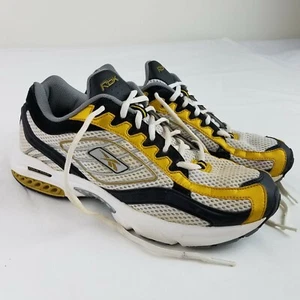 Herren Reebok Rbk DMX Schaum weiß schwarzgold silber Laufschuhe Gr. 9 - Bild 1 von 12