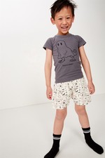 Cotton On Kids Boys Hudson Ss Pj Set Boys  In  Black
