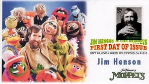 A0-3944k-1, 2005, Jim Henson Muppets, FDC, DCP, SC 3944k, Add on Cachet, Jim Hen - Picture 1 of 1