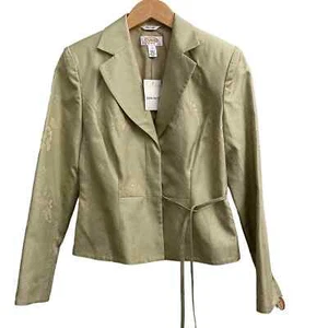 Blazer de seda pequeño Talbots talla 4 - Imagen 1 de 7