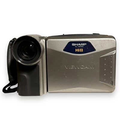 Sharp Viewcam Camcorder Video Recorder. VL-AH151 Hi-8 VCR For Parts No Battery - Image 1 of 4